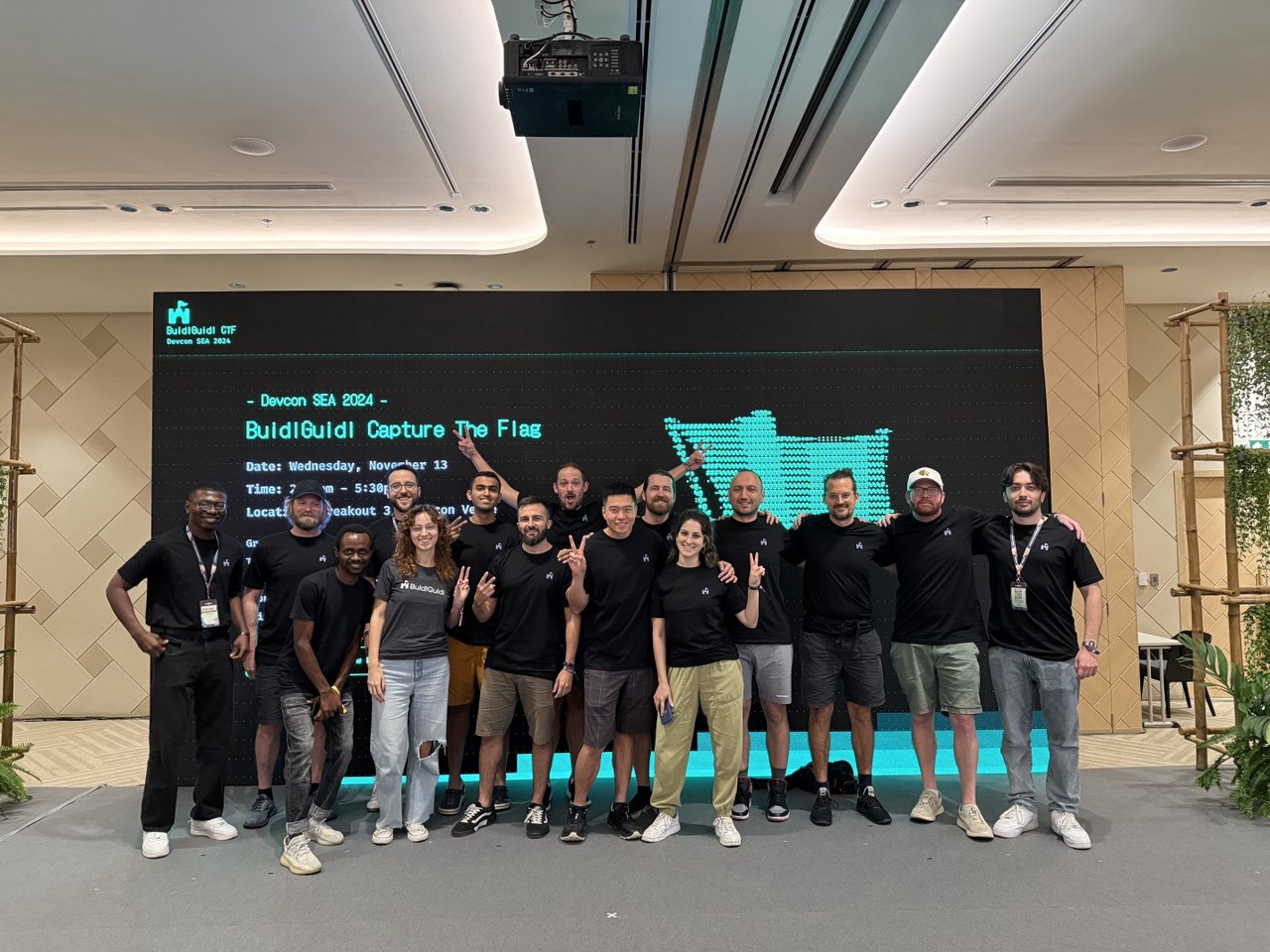 BuidlGuidl CTF crew at Devcon SEA
